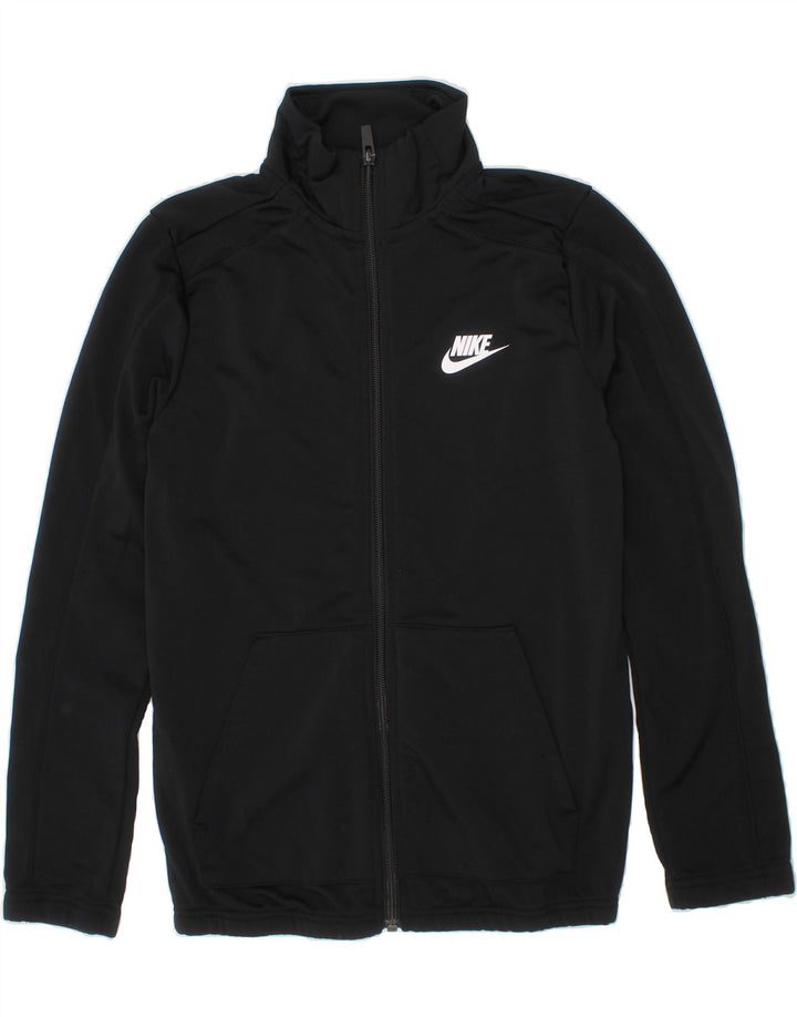 NIKE Boys Standard Tracksuit Top Jacket 10-11 Years Medium  Black Vintage Nike and Second-Hand Nike from Messina Hembry 