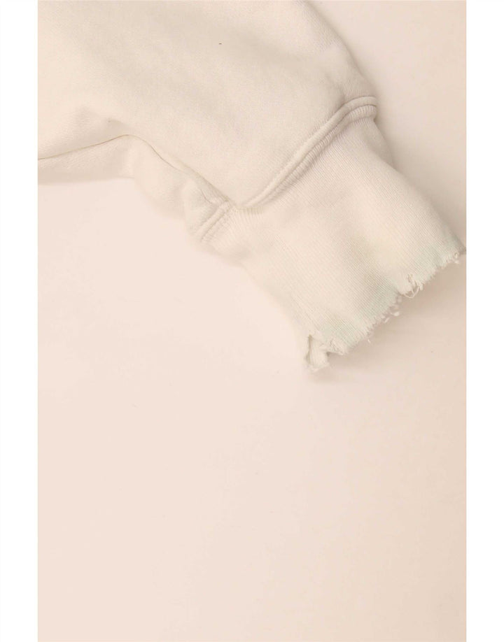 Ανδρική μπλούζα Champion Reverse Weave Jumper Μικρό λευκό βαμβακερό