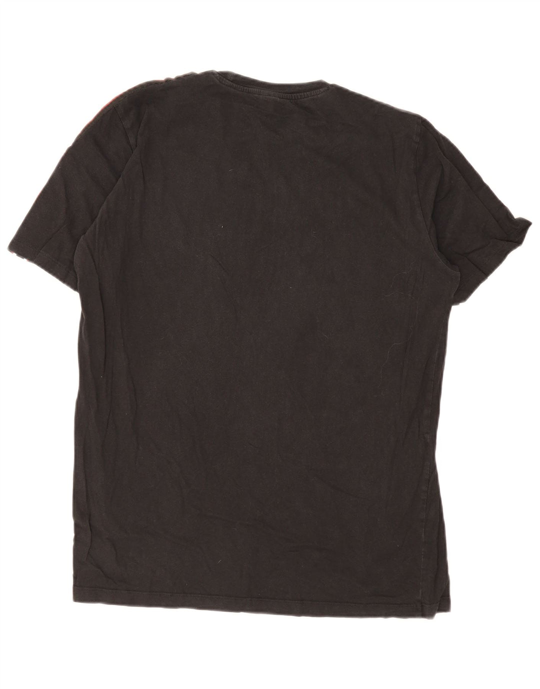 Ανδρικό γραφικό T-Shirt Replay Top Large Black Colourblock