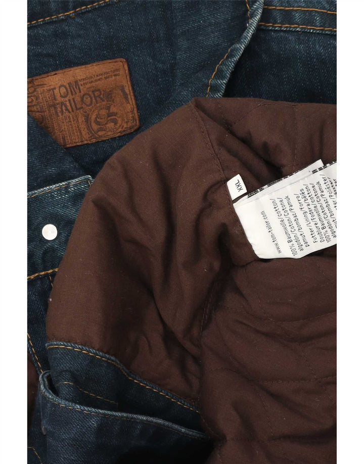 Tom Tailor Ανδρικό Τζιν Μπουφάν UK 44 2XL Μπλε Βαμβακερό