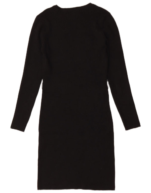 Lipsy γυναικείο μακρυμάνικο φόρεμα UK 10 Small μαύρο