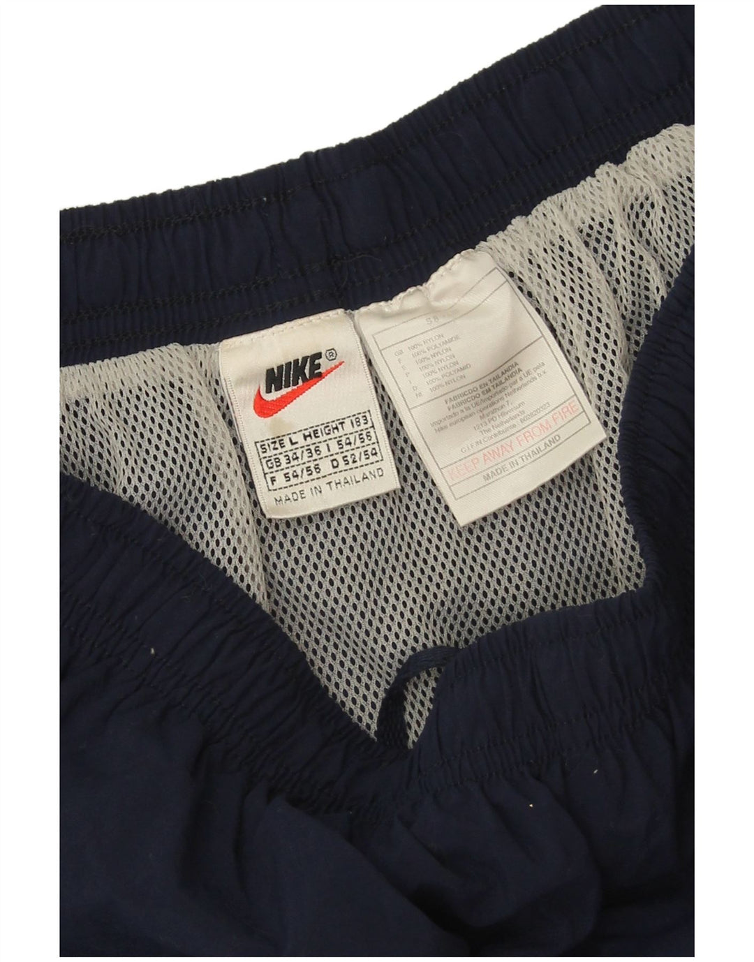 Ανδρικό γραφικό αθλητικό σορτς Nike μεγάλο Navy Blue Nylon