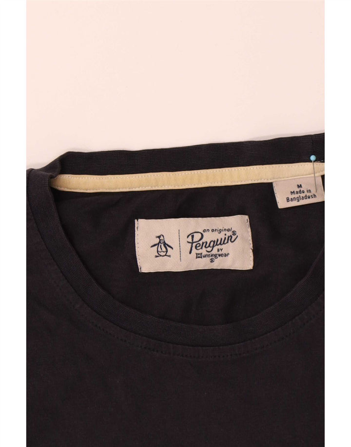 Ανδρικό T-Shirt Penguin Top από μεσαίο μπλε ναυτικό βαμβακερό