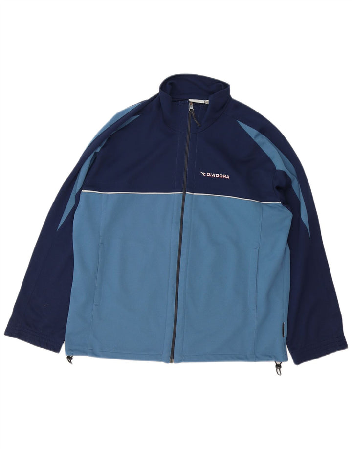 Ανδρική φόρμα Diadora Top Jacket Μεγάλο μπλε ναυτικό χρώμα πολυεστέρα