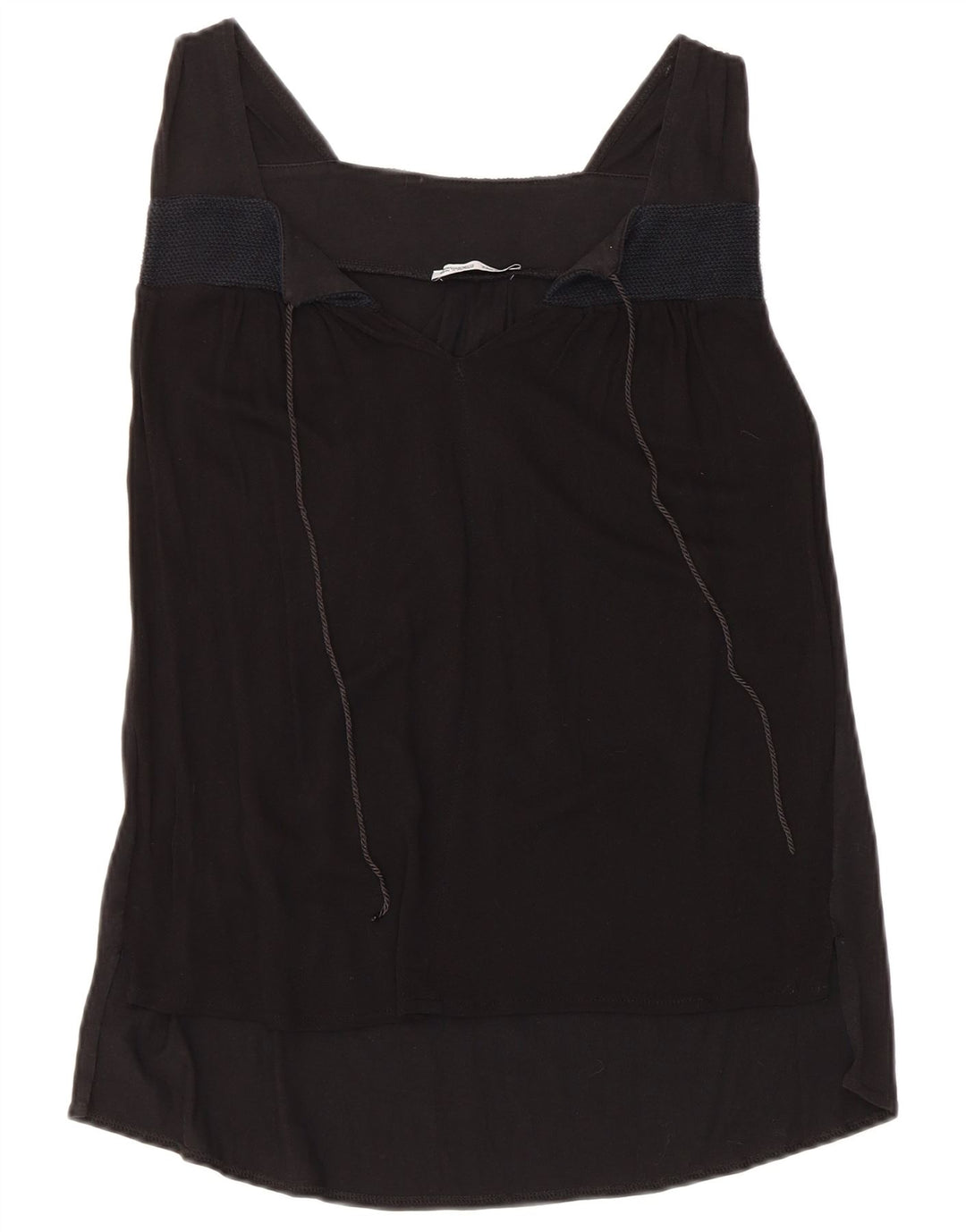 Zara Γυναικείο Αμάνικο Τοπ UK 12 Medium Black