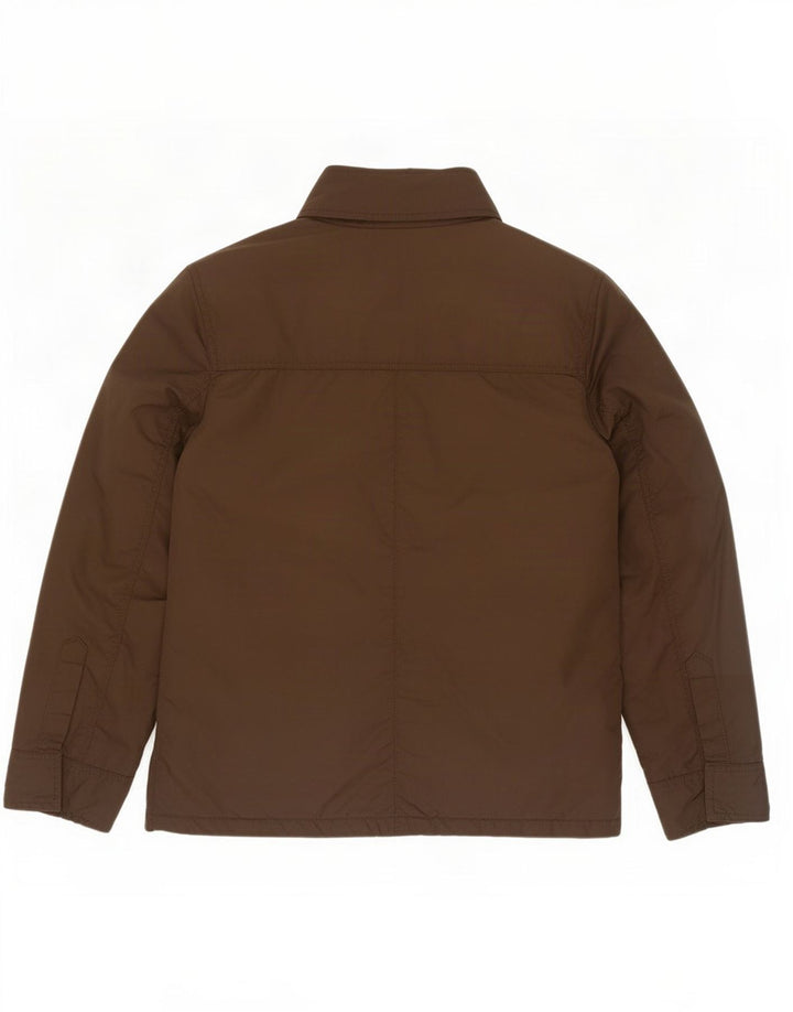 Zara Boys Utility Jacket 11-12 Years Brown Nylon