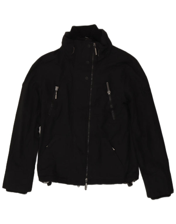 Superdry Γυναικείο Windattacker Oversized Windbreaker Jacket UK 10 Small Black
