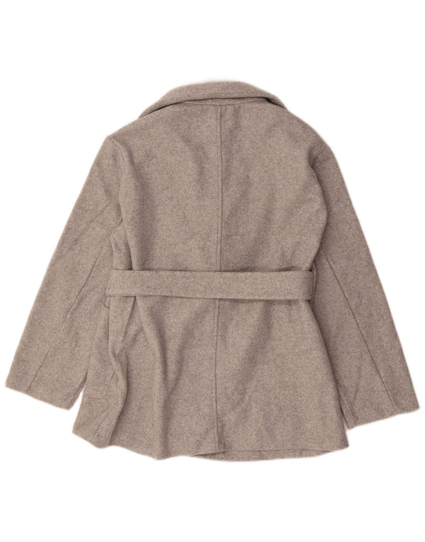 Zara Γυναικείο Σακάκι Μπλέιζερ UK 14 Medium Grey Polyester