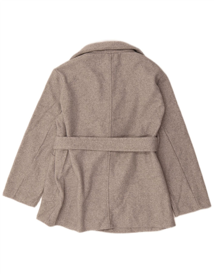 Zara Γυναικείο Σακάκι Μπλέιζερ UK 14 Medium Grey Polyester