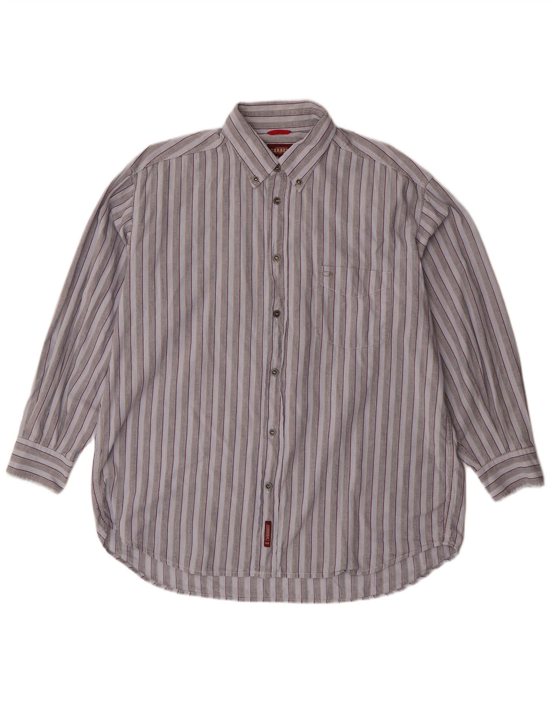 Ανδρικό πουκάμισο Carrera XL Μπλε ριγέ βαμβακερό