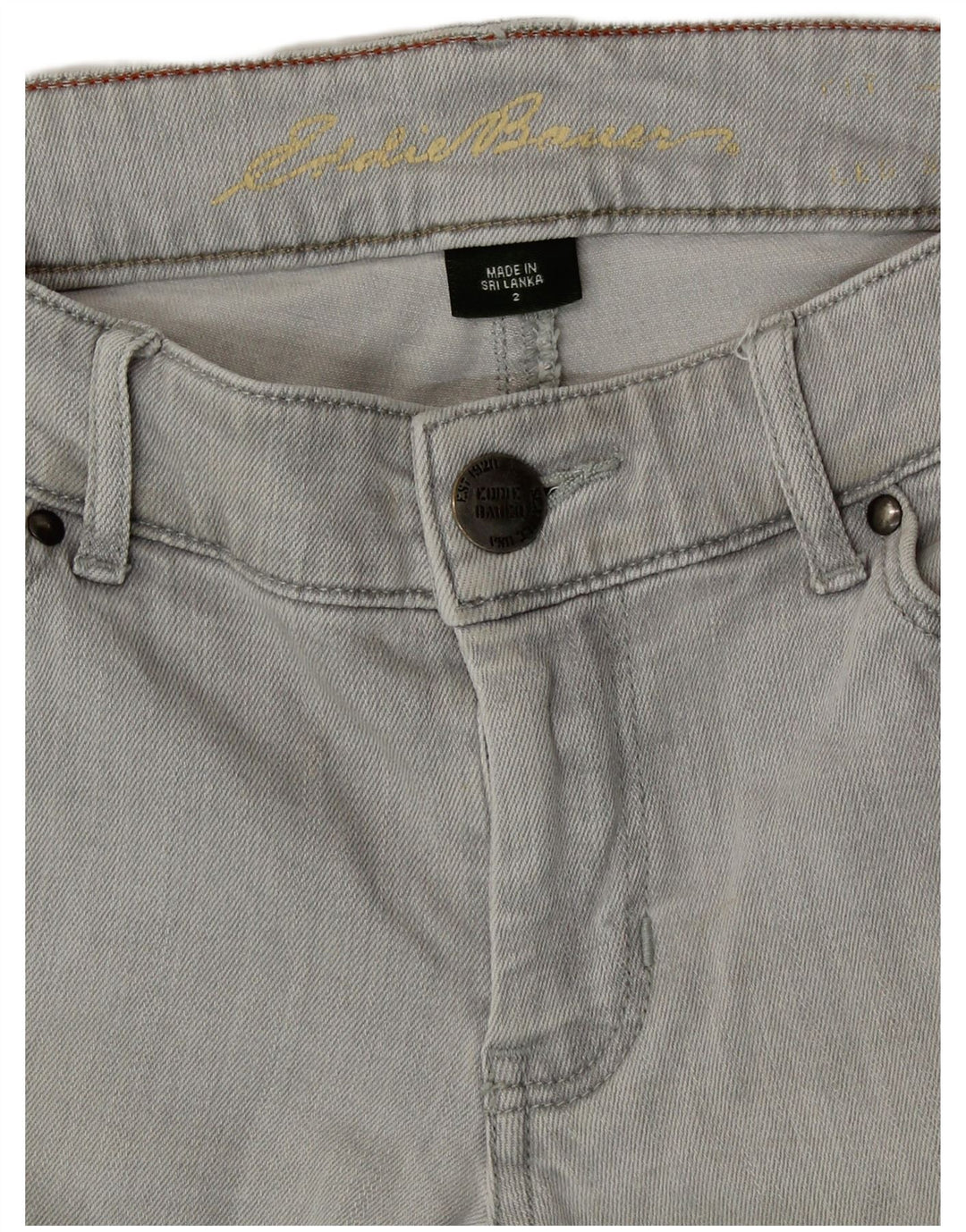 Eddie Bauer Γυναικείο Skinny Jeans US 2 XS W28 L31 Γκρι