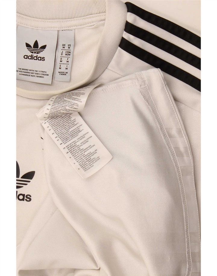 Ανδρικό T-Shirt Adidas Top Medium White Polyester