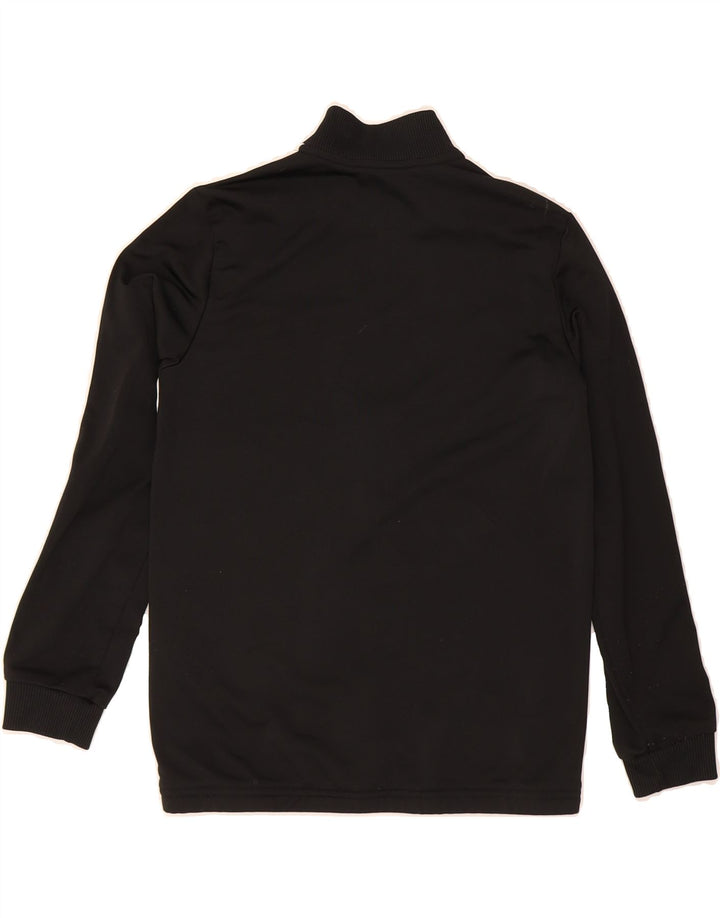 ADIDAS Boys Tracksuit Top Jacket 11-12 Years Black Colourblock Polyester Vintage Adidas and Second-Hand Adidas from Messina Hembry 