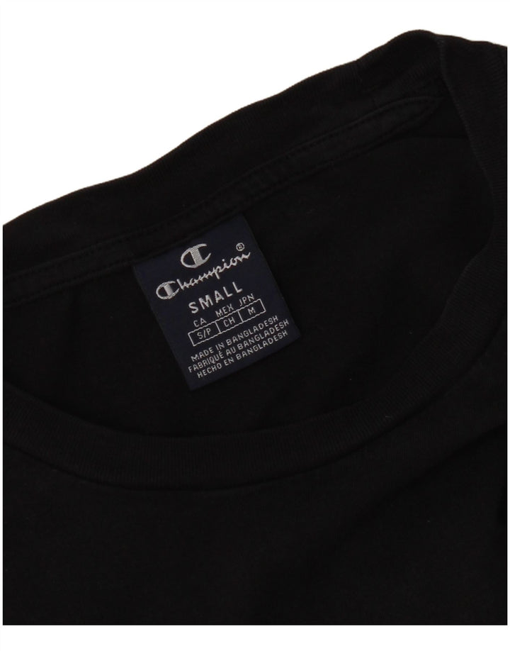 Champion Γυναικείο T-Shirt Top UK 10 Small Black