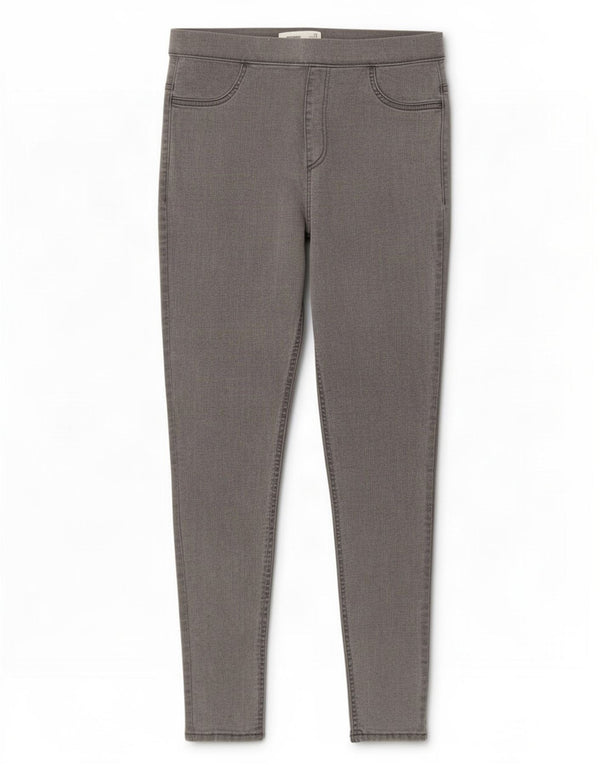 Marks & Spencer Γυναικεία Jegging Τζιν UK 12 Medium W30 L28 Γκρι βαμβακερό