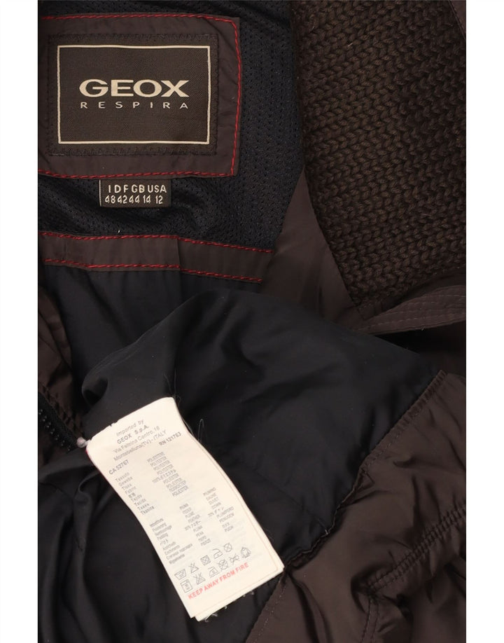 Geox Γυναικείο μπουφάν UK 14 Large Brown Πολυεστέρας