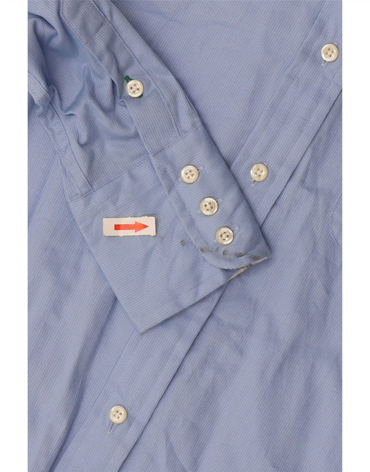 TOMMY HILFIGER Γυναικείο πουκάμισο μεγάλου μεγέθους US 2 XS Μπλε βαμβακερό ρίγες