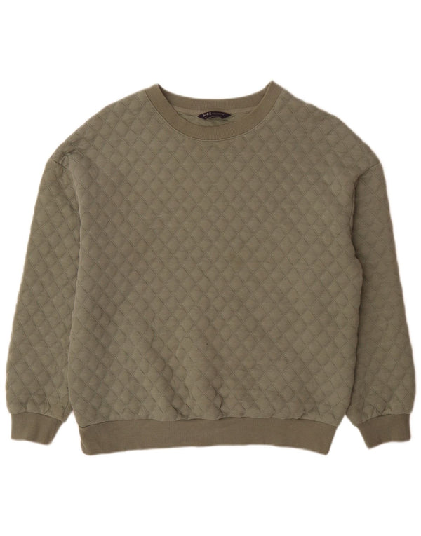 Marks & Spencer Γυναικεία φούτερ μεγάλου μεγέθους Jumper UK 12 Medium Khaki
