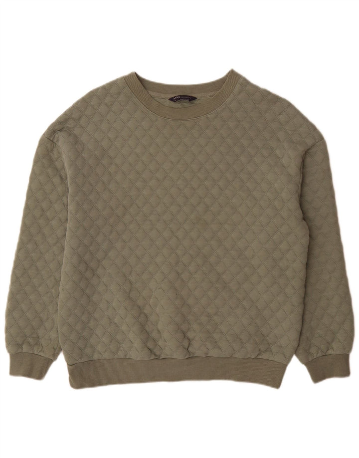Marks & Spencer Γυναικεία φούτερ μεγάλου μεγέθους Jumper UK 12 Medium Khaki