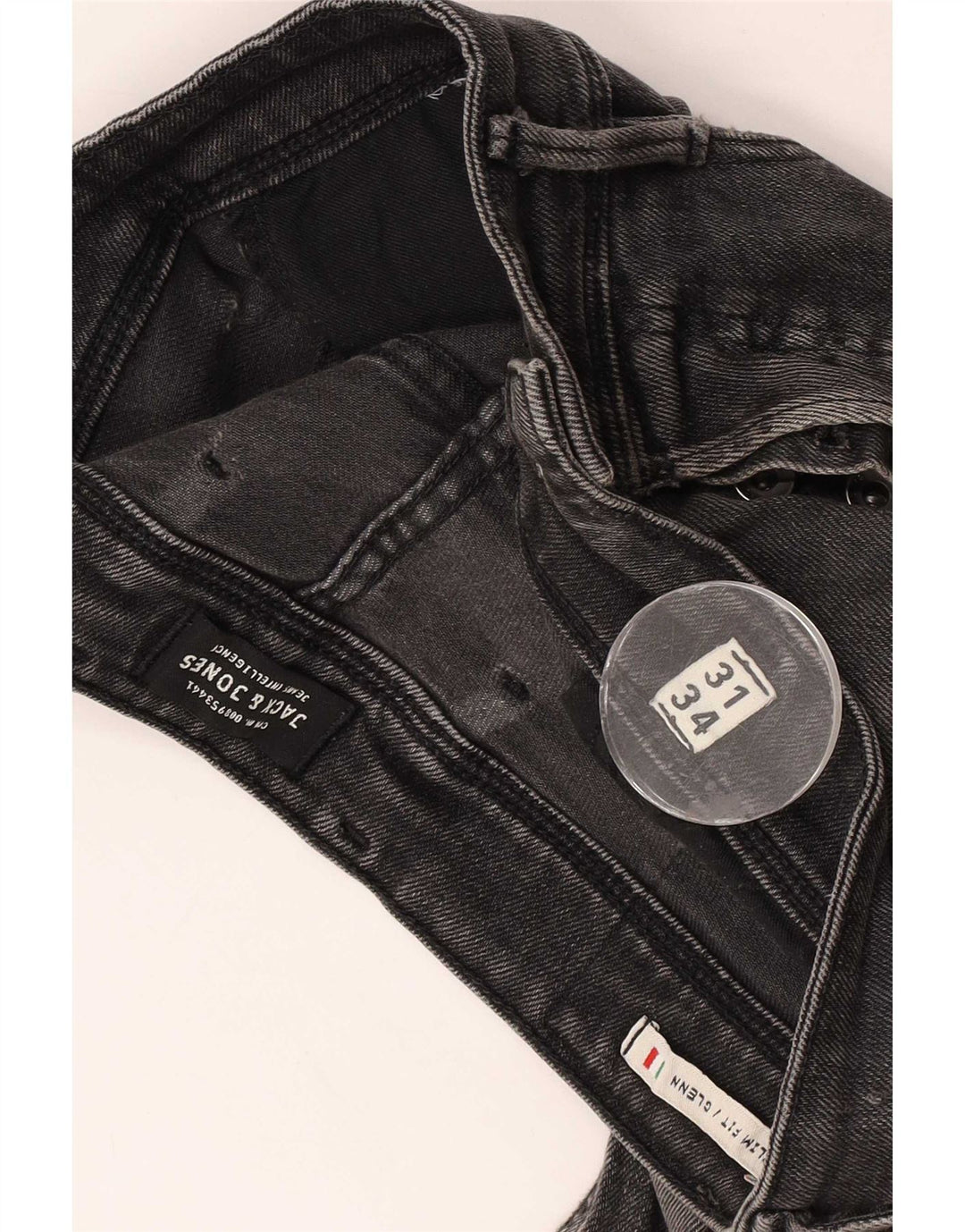 Jack & Jones Ανδρικά τζιν GLENN Slim W31 L34 Grey