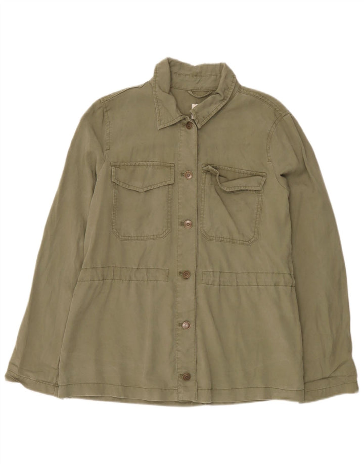 Gap Γυναικείο πουκάμισο Utility UK 14 Medium Khaki Tencel