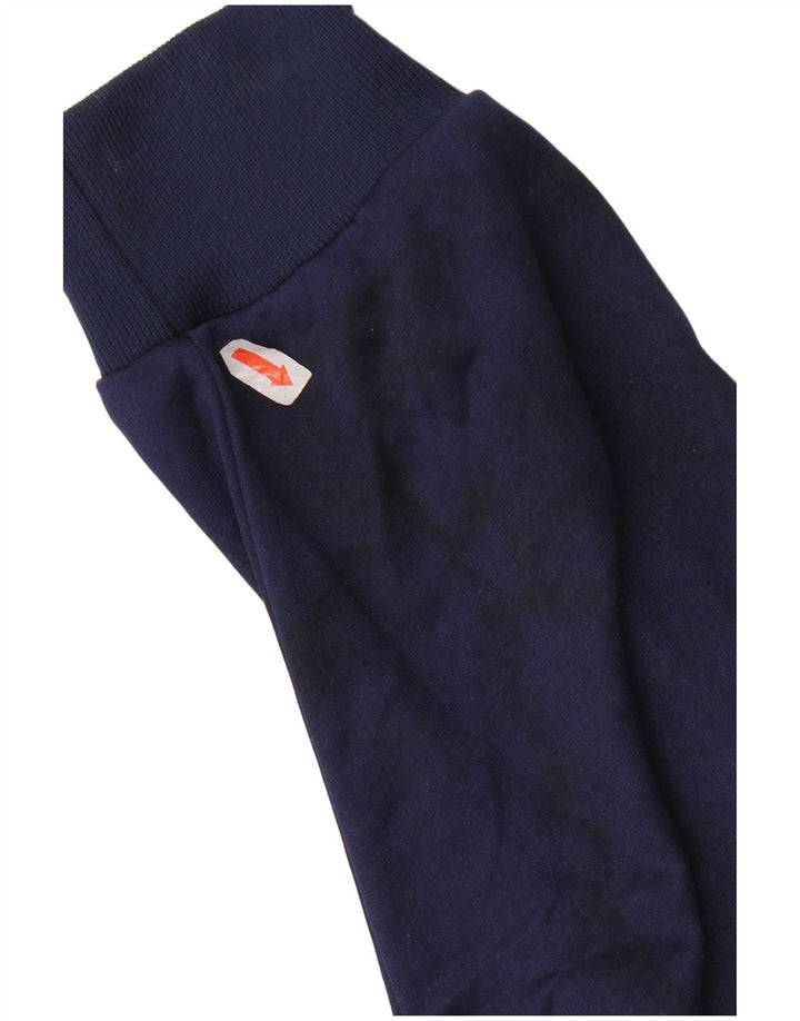 Ανδρική φόρμα γυμναστικής γραφική Asics Top μπουφάν Medium Navy Blue Colorblock Sports