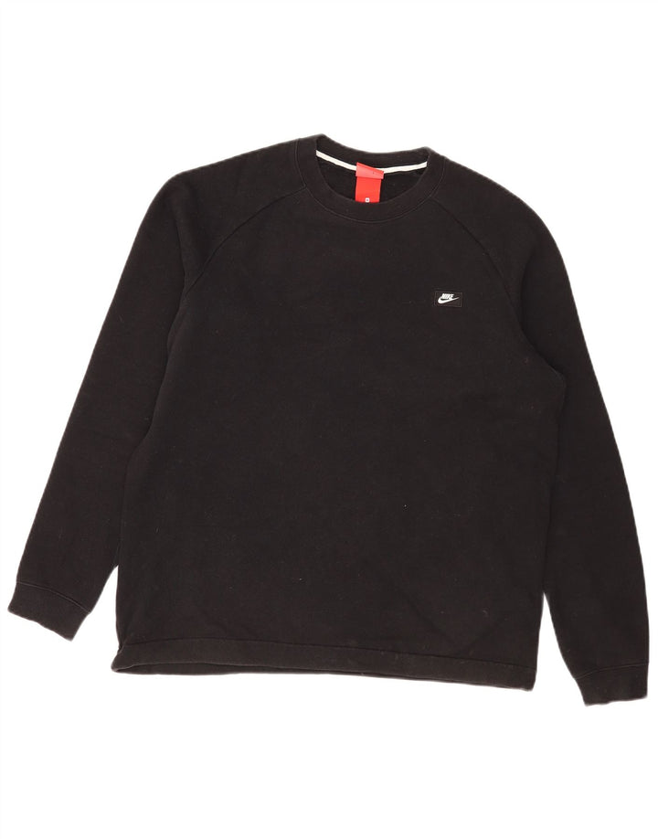 Ανδρικό φούτερ Nike Jumper, μεσαίο μαύρο βαμβακερό