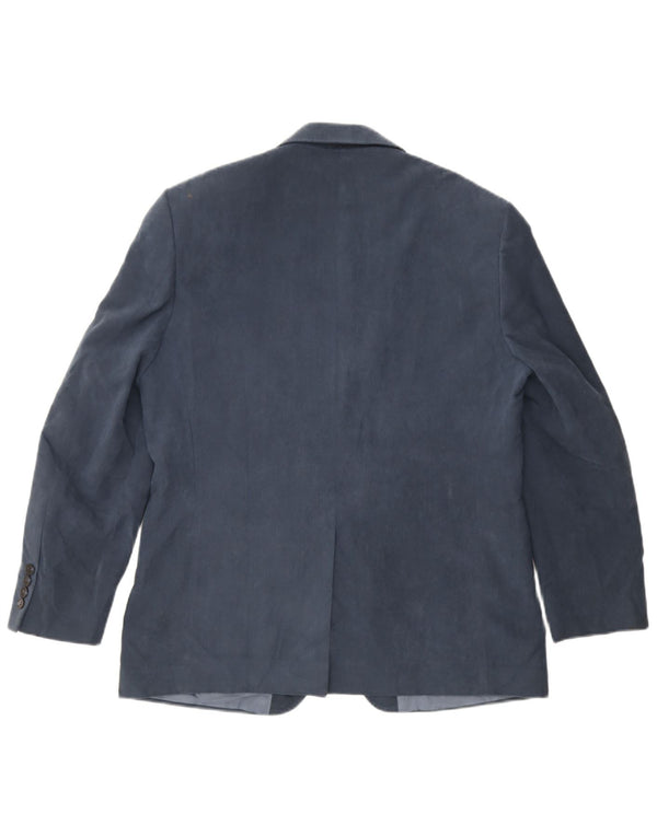 Marks & Spencer Ανδρικό σακάκι 2 κουμπιών UK 38 Medium Blue Polyester