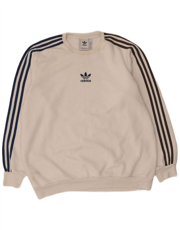 Ανδρικό φούτερ Adidas Jumper XL Λευκό βαμβακερό