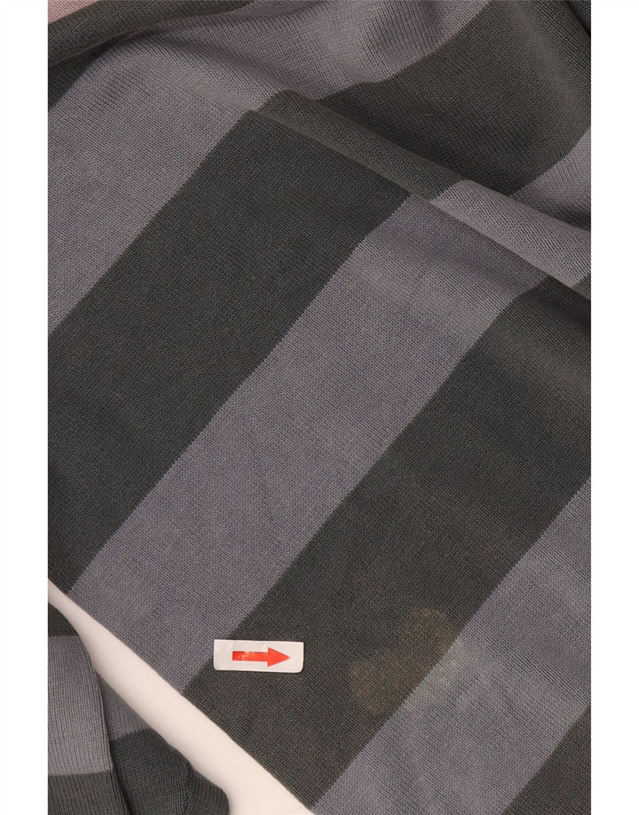 Marks & Spencer Ανδρικό πουλόβερ Autograph Crew Neck Jumper 2XL γκρι ριγέ