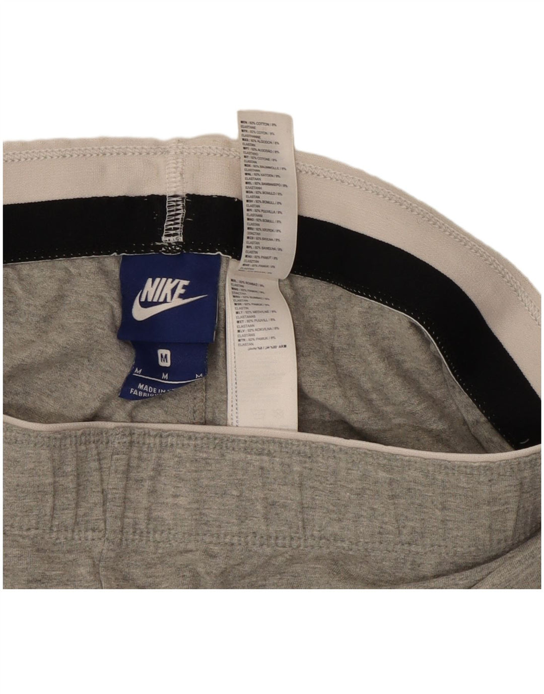 Γυναικεία γραφικά κολάν Nike UK 12 μεσαίου γκρι βαμβακερά