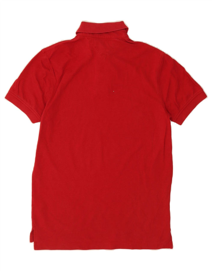 TOMMY HILFIGER Mens Polo Shirt Small Red Cotton Vintage Tommy Hilfiger and Second-Hand Tommy Hilfiger from Messina Hembry 