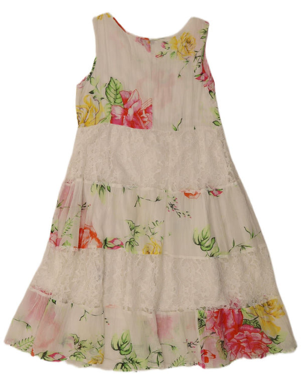 Positano από Jean Paul Γυναικείο φόρεμα σε επίπεδα UK 10 Small White Floral