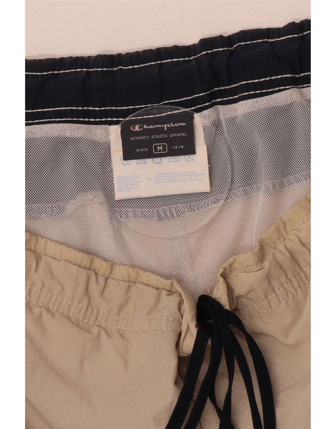 Champion Ανδρικά σορτς κολύμβησης Medium Beige Colorblock Polyamide