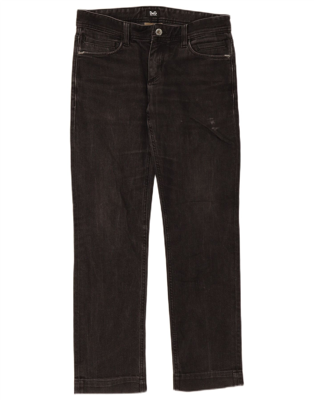 Dolce & Gabbana Γυναικείο Slim Jeans W31 L31 Μαύρο βαμβακερό