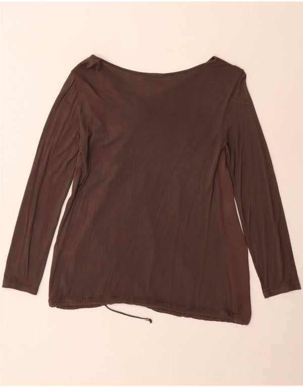Γυναικεία μακρυμάνικη μπλούζα Trussardi Top UK 10 Small Grey Colourblock