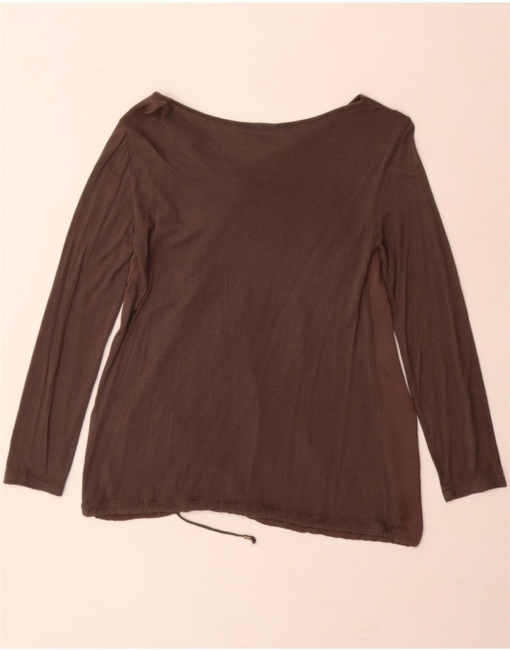 Γυναικεία μακρυμάνικη μπλούζα Trussardi Top UK 10 Small Grey Colourblock