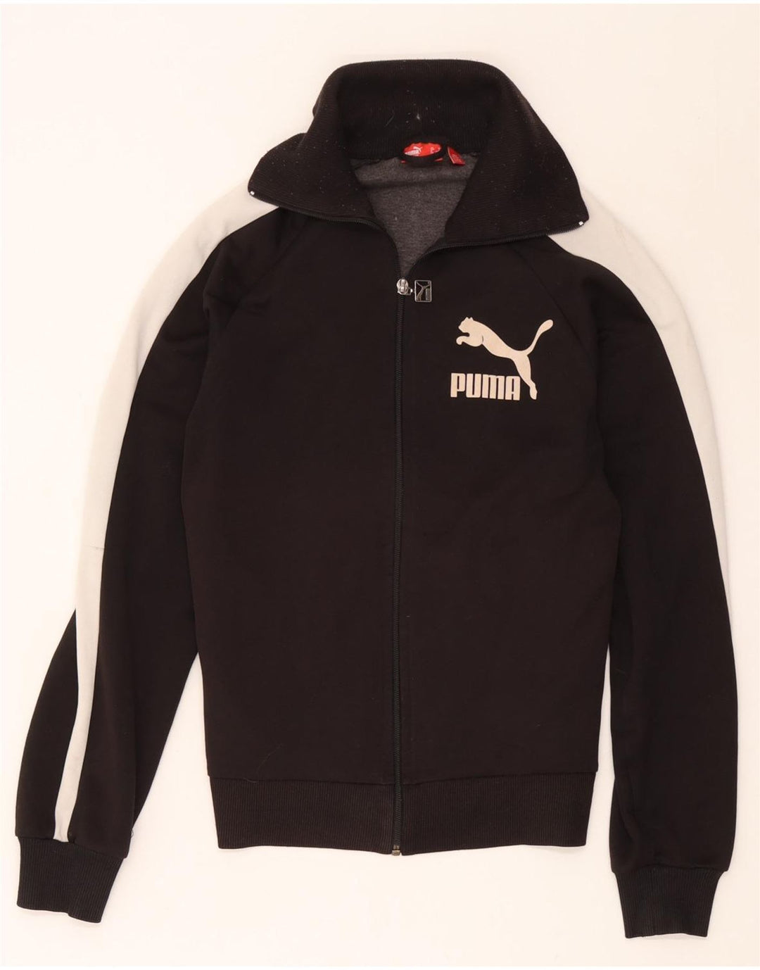 Ανδρική αθλητική φόρμα γραφικών Puma Μπουφάν μεσαίου μαύρου χρώματος πολυεστέρας