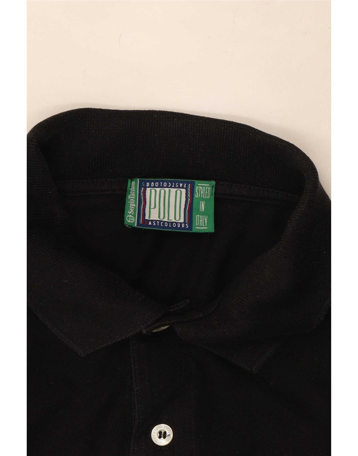 Sergio Tacchini Ανδρικό Πόλο Μπλουζάκι XL Μαύρο