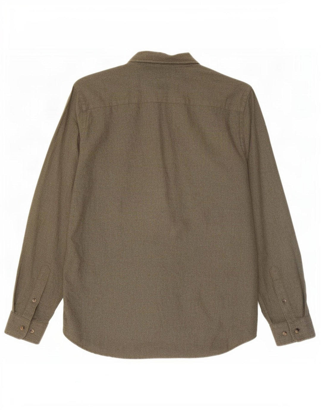 Jack & Jones Ανδρικό Φανελένιο Πουκάμισο Μικρό Χακί Βαμβακερό