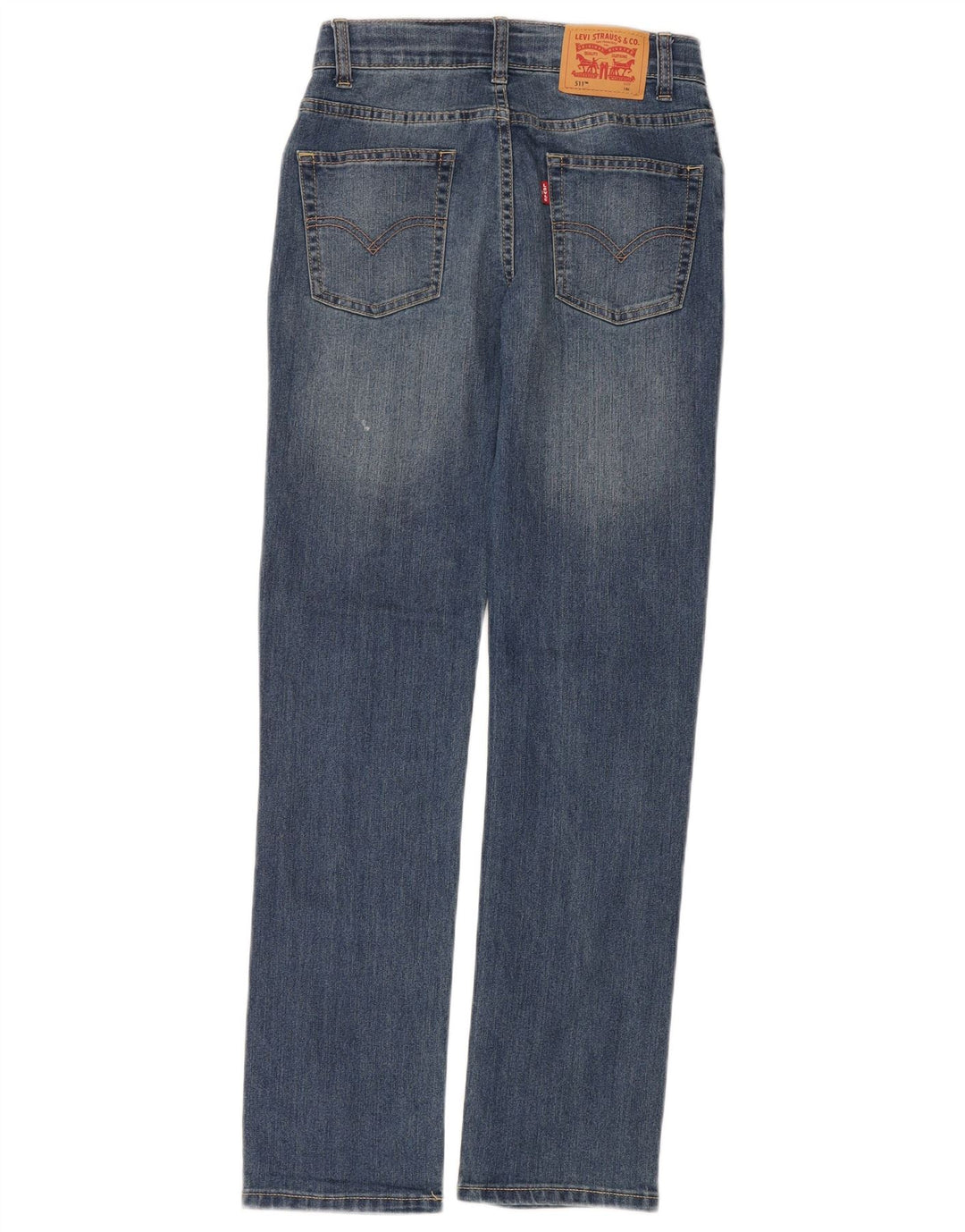 Levi's Boys 511 Slim Jeans 13-14 ετών W28 L30 Μπλε βαμβακερό