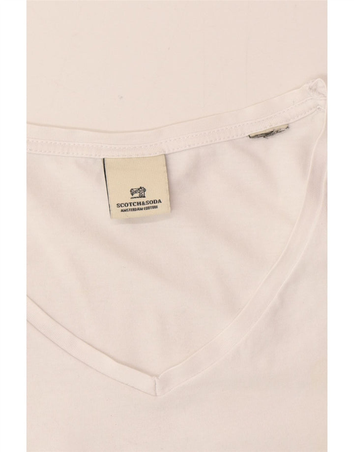 Ανδρικό T-Shirt Scotch & Soda Top Large White