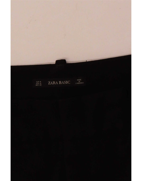 Zara Γυναικείο ψηλόμεσο κωνικό παντελόνι Chino Medium W28 L27 Μαύρο