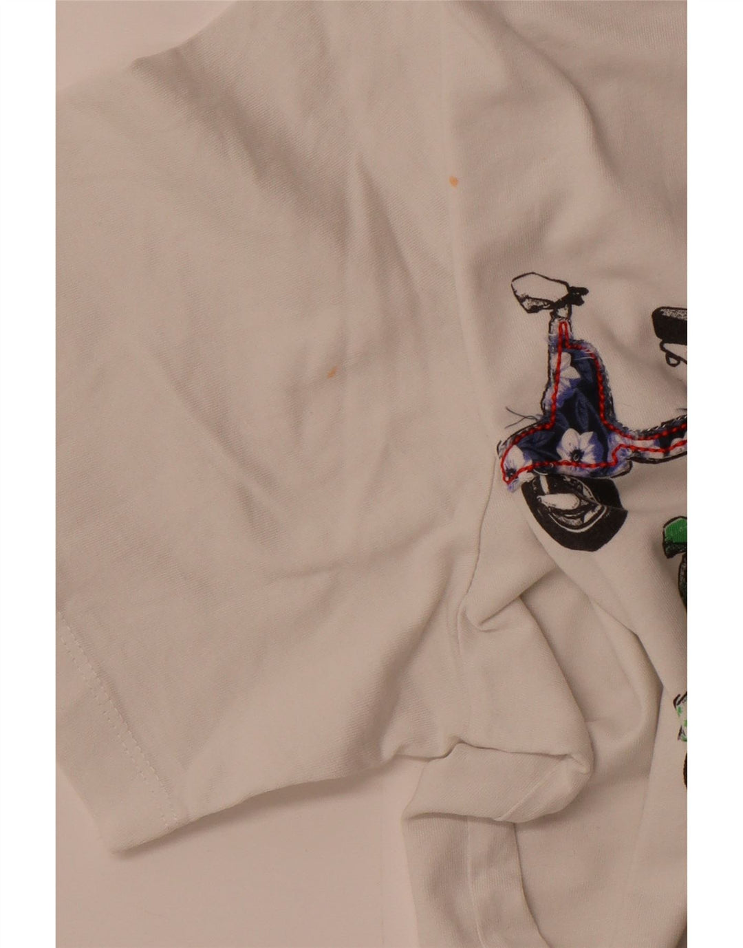 CARRERA Ανδρικό γραφικό T-Shirt Top XL Λευκό βαμβακερό