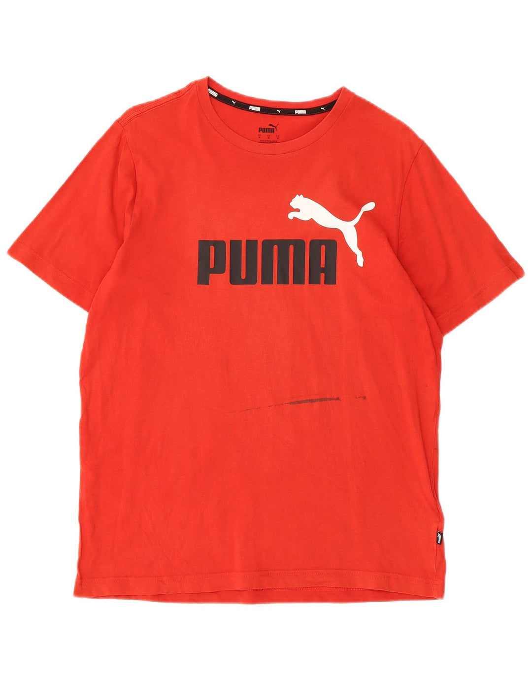 Ανδρικό γραφικό T-Shirt PUMA Top Μεσαίο κόκκινο βαμβακερό