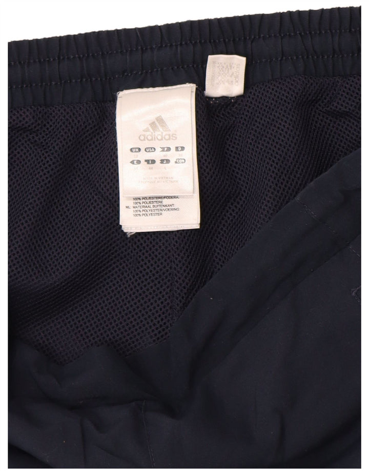 Adidas Γυναικείο Αθλητικό Σορτς Βερμούδας UK 12 Medium Navy Blue Polyester