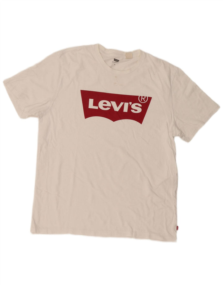Ανδρικό γραφικό T-Shirt Levi's Top XL Λευκό