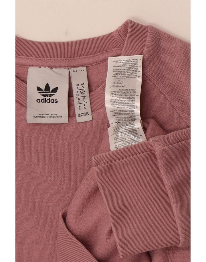 Ανδρικό φούτερ Adidas Jumper Μικρό ροζ βαμβακερό