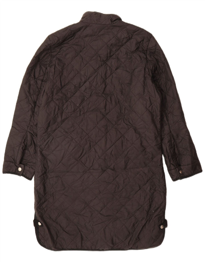 Marks & Spencer Γυναικείο Καπιτονέ Παλτό UK 12 Medium Black Polyamide