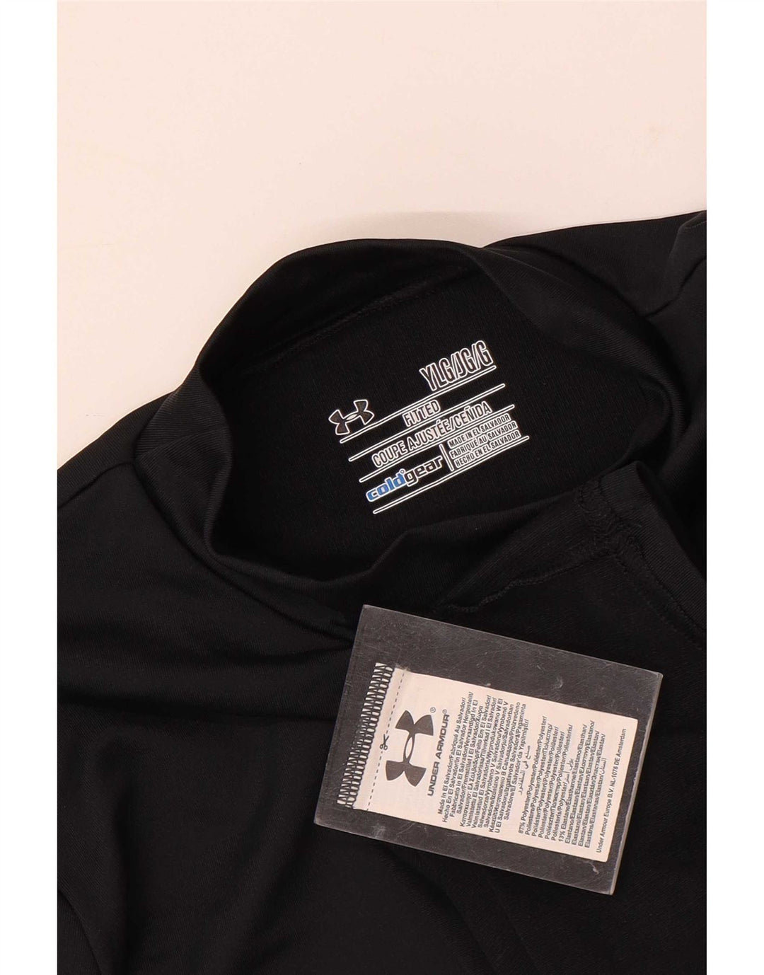 Under Armour Boys Cold Gear Top Μακρυμάνικο 11-12 ετών Μεγάλο Μαύρο